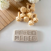 10-Piece Square Window Texture Stamp Set for Clay & Polymer Creations